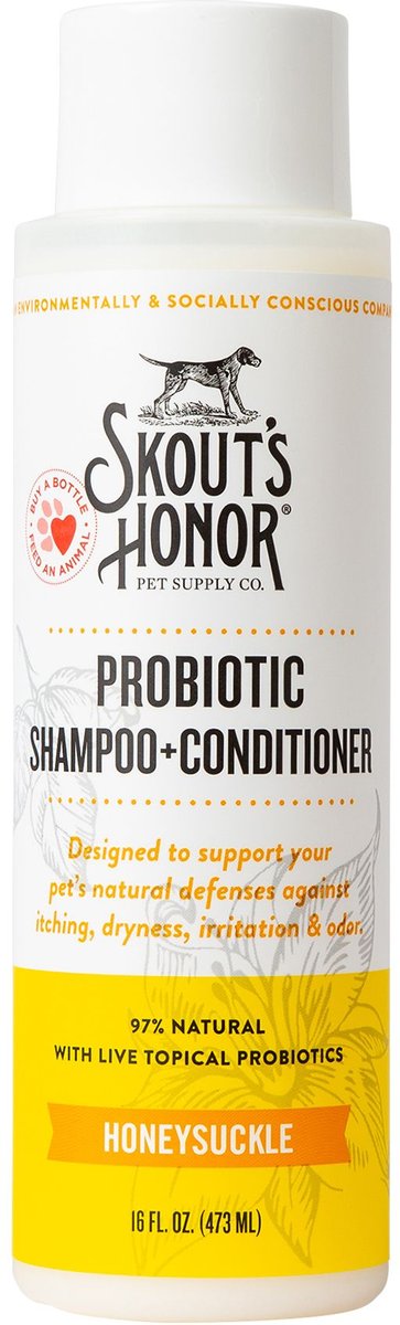 Skout's Honor Probiotic Honeysuckle Shampoo & Conditioner (16OZ)