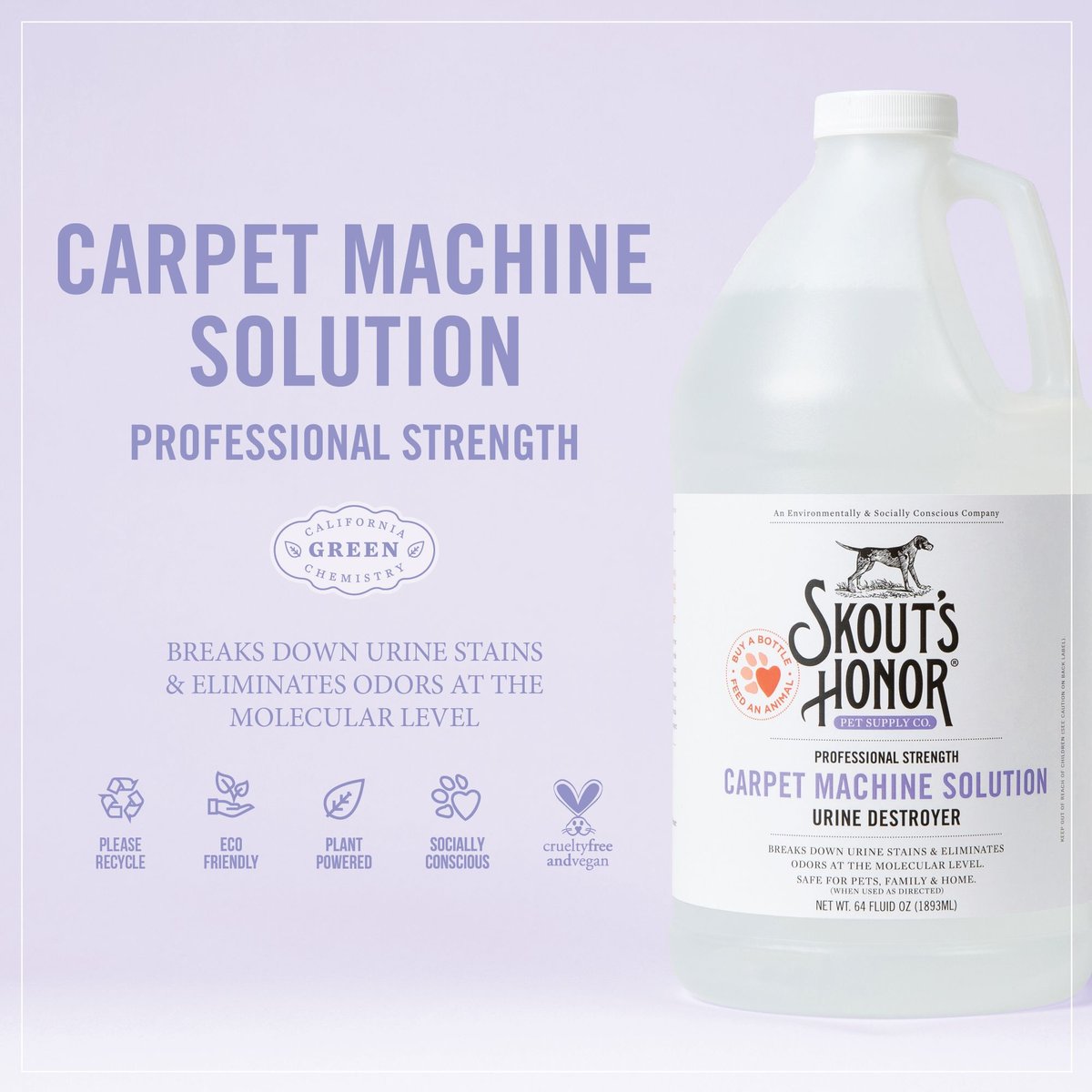 Skout's Honor Carpet Machine Solution (64OZ)