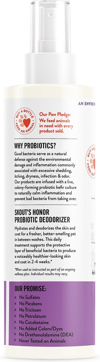 Skout's Honor Lavender Probiotic Deodorizer Spray (8OZ)