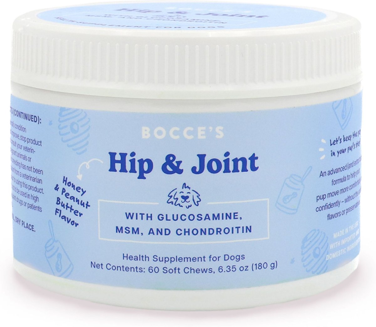 Bocce's Bakery Hip & Joint Supplement for Dogs (60CT)