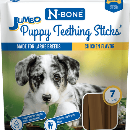 N-Bone® Jumbo Puppy Teething Sticks (Chicken)