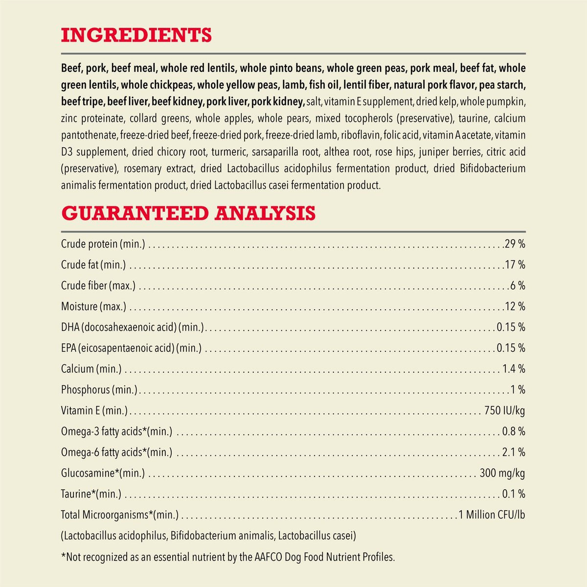 Acana Red Meat Recipe Dog Food