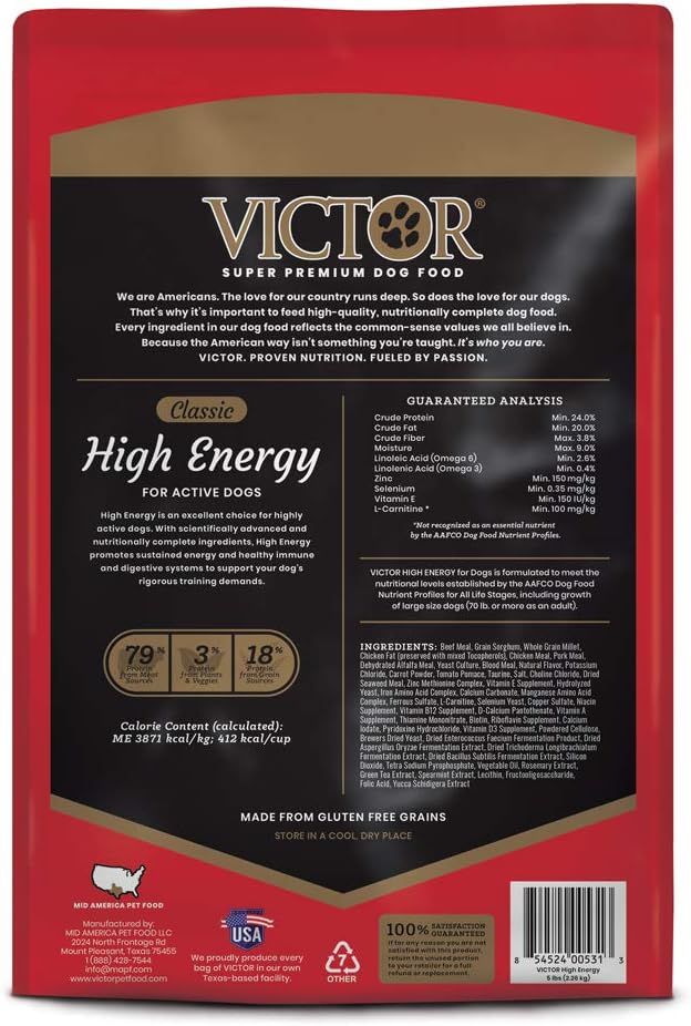 Victor High Energy Dog Food