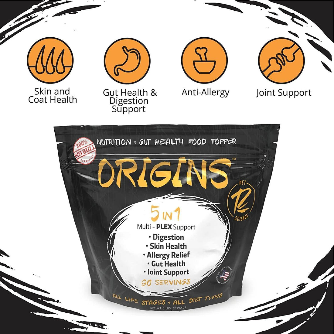 Rogue Origins 5-in-1 Dog Supplement (Food Topper)